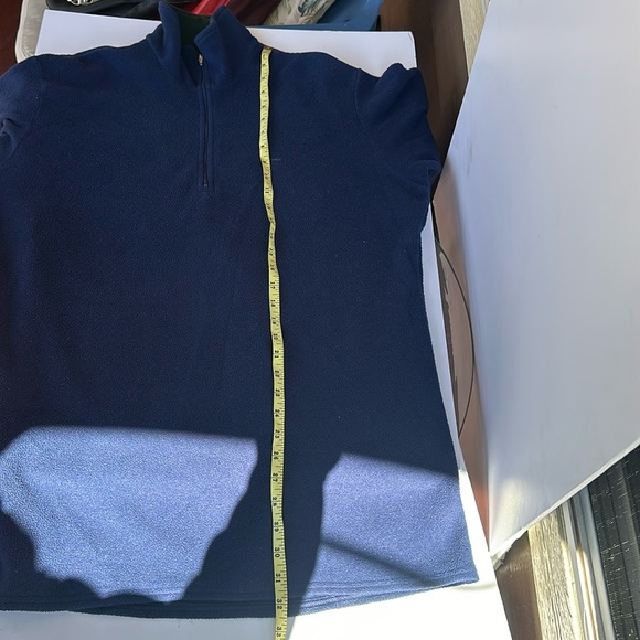 Patagonia Capilene Pullover 1/4 Zip Fleece Long Sleeve Sweater Mens Size L Blue. - Picture 5 of 16